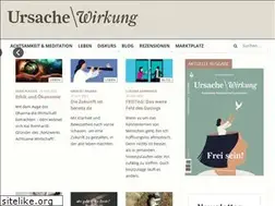 Sites similar to ursachewirkung.de