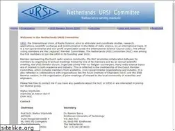 Sites similar to ursi-nederland.nl