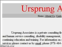 Sites similar to ursprung.com