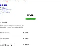 Sites similar to urt.su