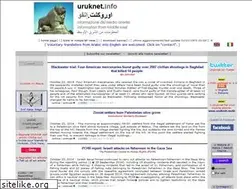 Sites similar to uruknet.org