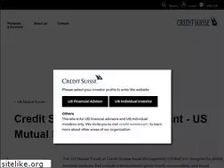 Sites similar to us-fund.credit-suisse.com