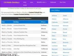 Sites similar to us-public-holidays.com