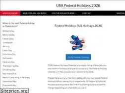 Sites similar to usafederalholidays.com