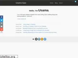 Sites similar to usamaejaz.com