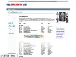 Sites similar to usamarathonlist.com