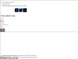 Sites similar to usaresume.net