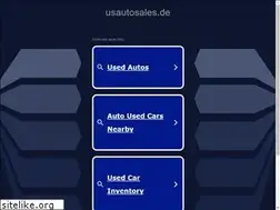 Sites similar to usautosales.de