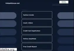 Sites similar to usbanktexas.net