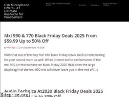 Sites similar to usbmicrophoneoffers.com