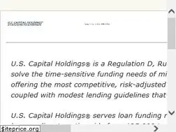 Sites similar to uscapital.com