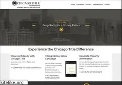 Sites similar to usechicagotitle.com
