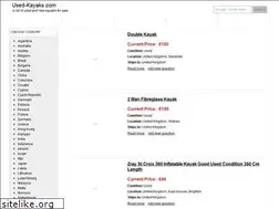 Sites similar to used-kayaks.com