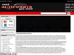 Sites similar to usedautopartsyouneed.com