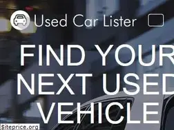 Sites similar to usedcarlister.com