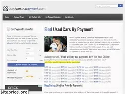 Sites similar to usedcarsbypayment.com