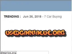Sites similar to usedcarvalue.org