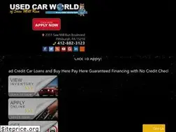 Sites similar to usedcarworldpa.com