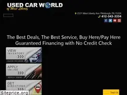 Sites similar to usedcarworldwestpa.com