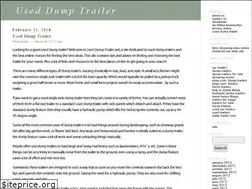 Sites similar to useddumptrailer.net