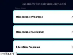 Sites similar to usedhomeschoolcurriculum.com