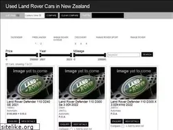 Sites similar to usedlandrover.co.nz