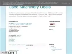 Sites similar to usedmachinerydeals.blogspot.com