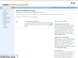 Sites similar to usedmachines-journal.de