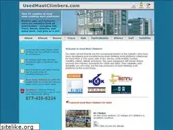 Sites similar to usedmastclimbers.com
