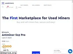 Sites similar to usedminers.io
