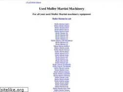 Sites similar to usedmullermartini.com