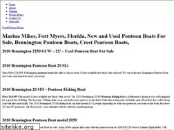 Sites similar to usedpontoonboats.net