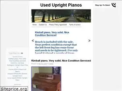 Sites similar to useduprightpianos.net