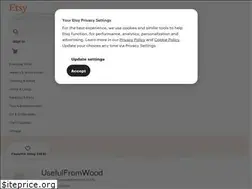 Sites similar to usefulfromwood.etsy.com