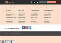 Sites similar to usefultrivia.com