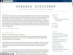 Sites similar to uselessdissident.blogspot.com