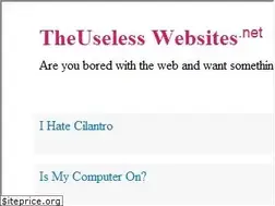 Sites similar to uselesswebsites.net