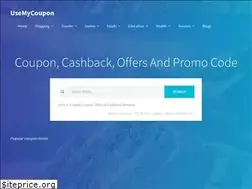 Sites similar to usemycoupon.com