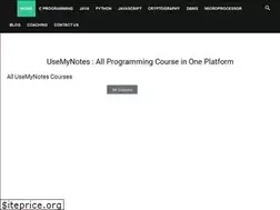 Sites similar to usemynotes.com