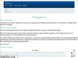 Sites similar to useragents.io