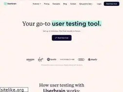 Sites similar to userbrain.com
