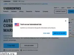 Sites similar to usercentrics.com