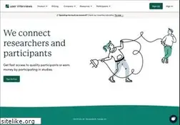 Sites similar to userinterviews.com