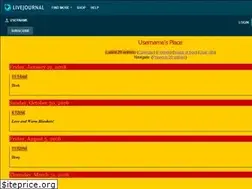 Sites similar to username.livejournal.com