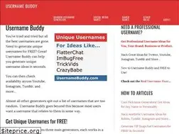 Sites similar to usernamebuddy.com