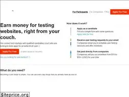 Sites similar to usertesters.io