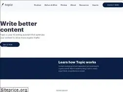 Sites similar to usetopic.com