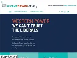Sites similar to useyourpower.com.au