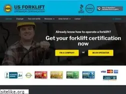 Sites similar to usforkliftcertification.com