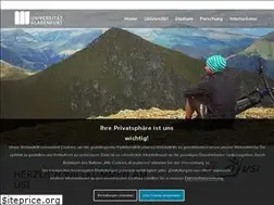 Sites similar to usi.uni-klu.ac.at